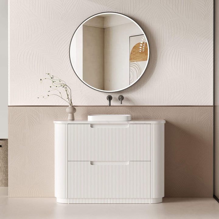 Curva Fluted Floor Mounted Vanity (750-1800mm)