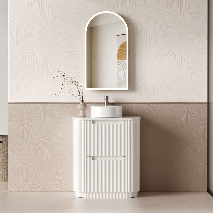 Curva Fluted Floor Mounted Vanity (750-1800mm)