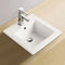 Delta Inset Ceramic Basin with Taphole 410x420mm