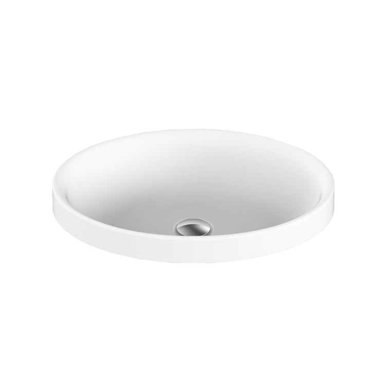 Dignity Inset Oval Solid Surface Basin 495x365mm