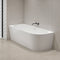 Eco Corner Overflow Bathtub Gloss White 1400-1700mm