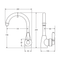 Eleanor Hamptons Gooseneck Basin Mixer