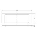 Eli Curved Shower Storage Shelf 550mm