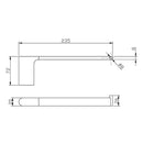 Eli Curved Hand Towel Holder 240mm