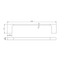 Eli Single Towel Rail 600mm/800mm