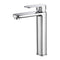 Eli Round Tall Basin Mixer Slim Handle