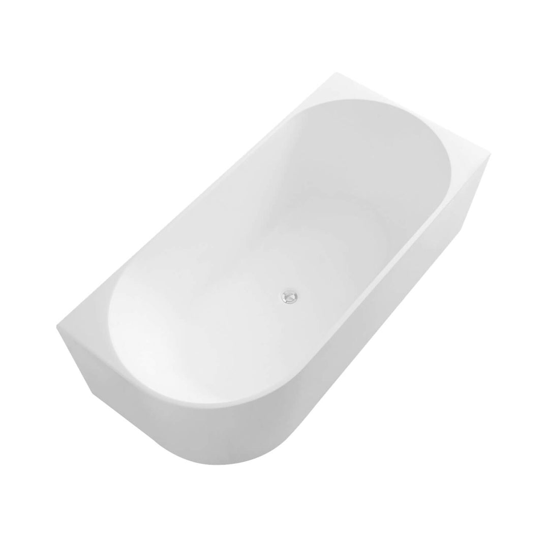Elivia Curved Corner Bathtub