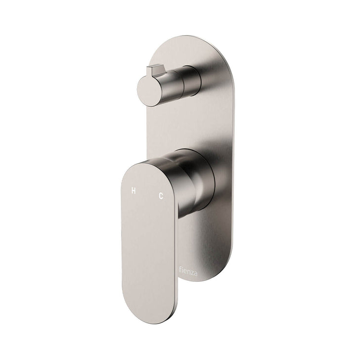 Empire Slim Single Backplate Diverter Wall Mixer