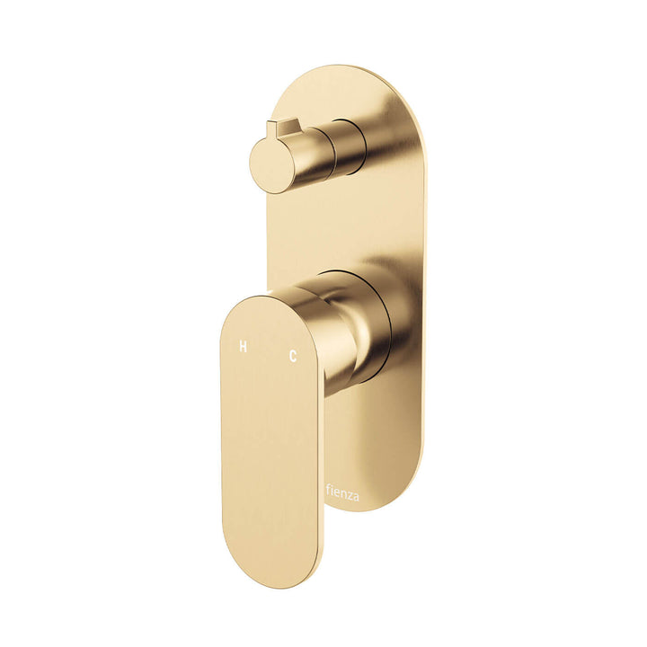 Empire Slim Single Backplate Diverter Wall Mixer