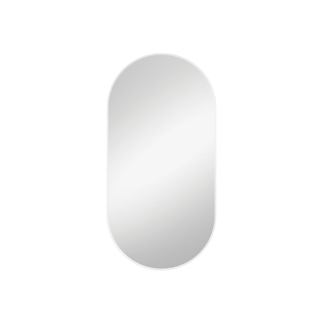 Empire Oval Pill Framed Glass Mirror