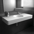 Encanto Slimline Cast Stone Wall Hung Basin 1000mm