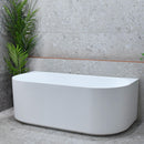 Enflair Back to Wall Fluted Groove Freestanding Bathtub 1500-1700mm