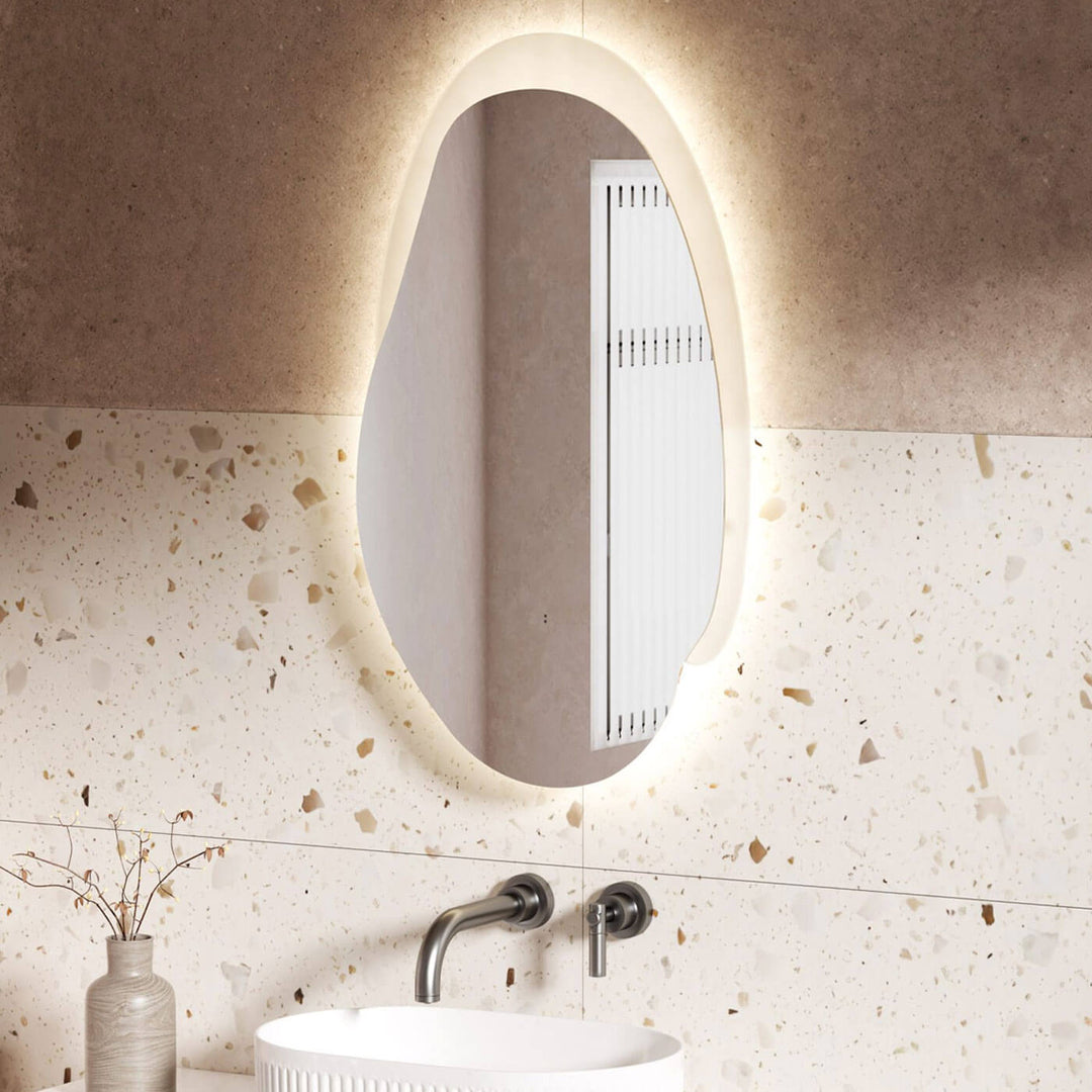Evanston Asymmetrical Vertical LED Mirror 530x900mm