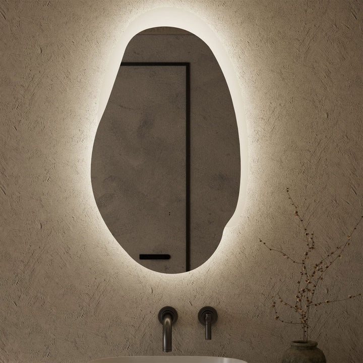 Evanston Asymmetrical Vertical LED Mirror 530x900mm