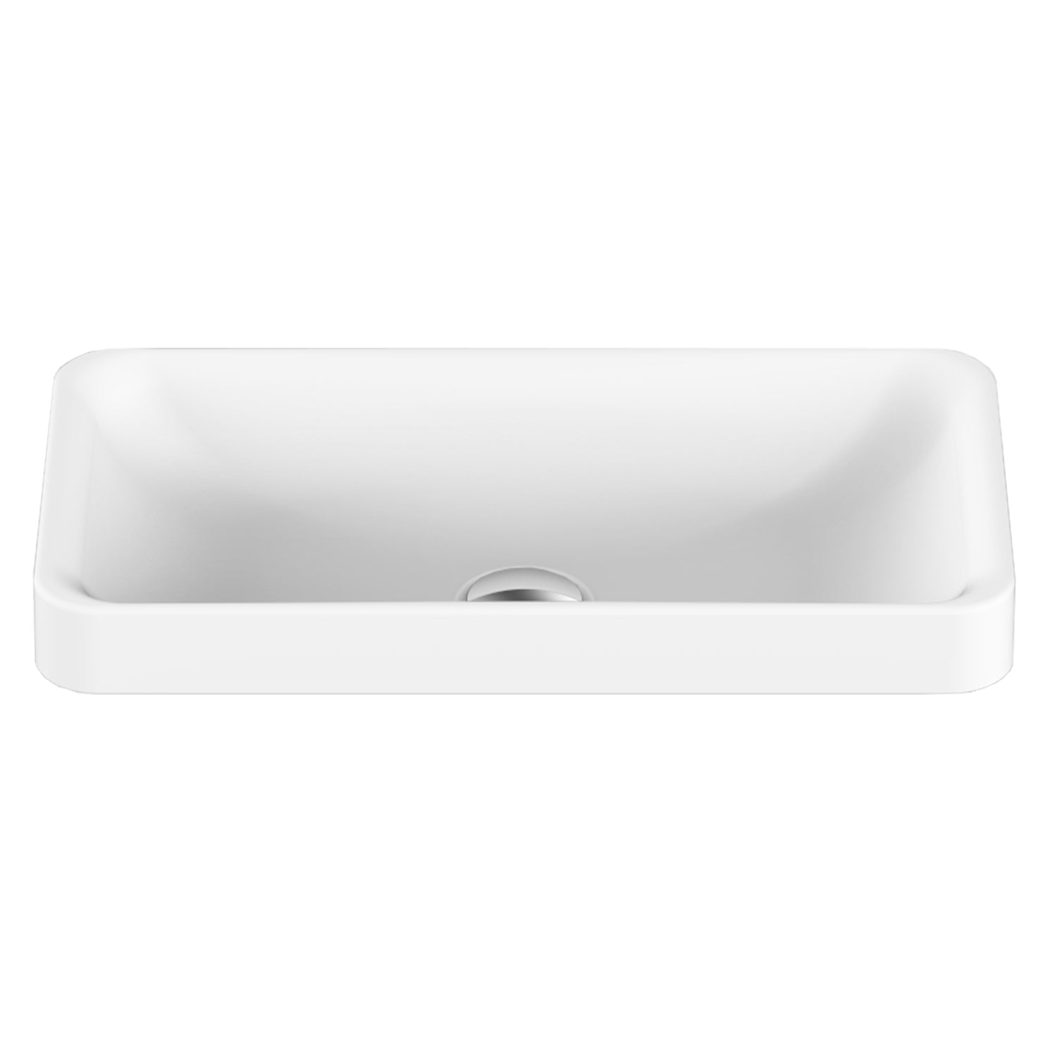 Faith Inset Rectangular Solid Surface Basin 500x260mm – Sunlight Bathrooms