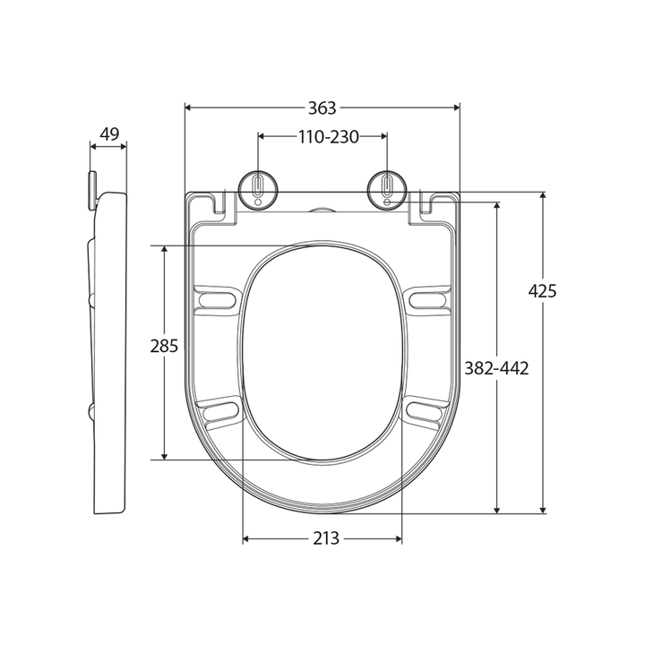Empire Thick Toilet Seat
