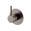 Kaya Upright Handle Shower Wall Mixer 100mm Backplate