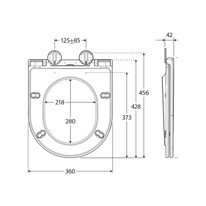 Fienza Slim Toilet Seat