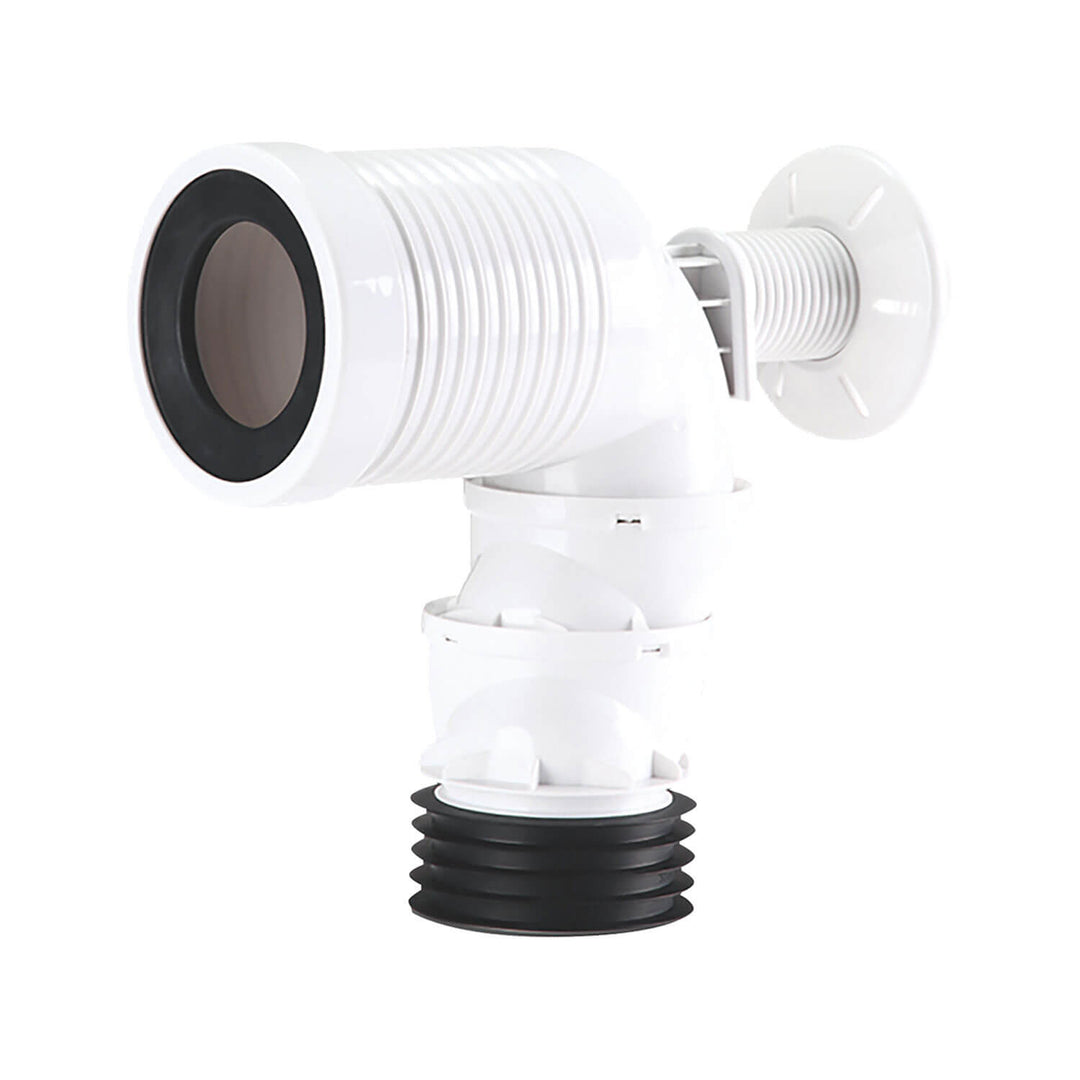 Flexi-Connect Toilet S-Trap Pipe 90-180mm