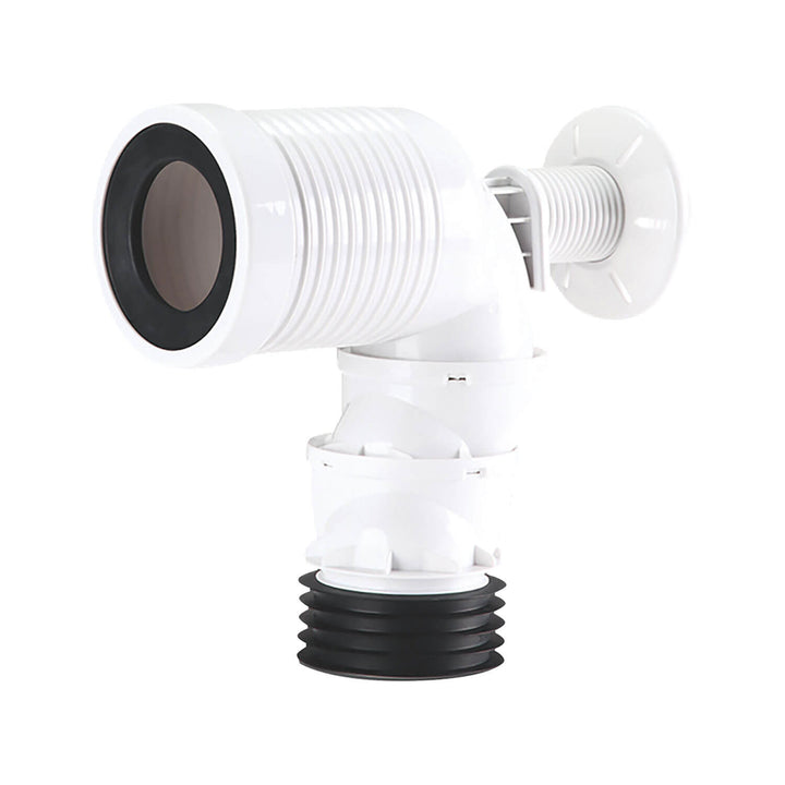 Flexi-Connect Toilet S-Trap Pipe 90-180mm