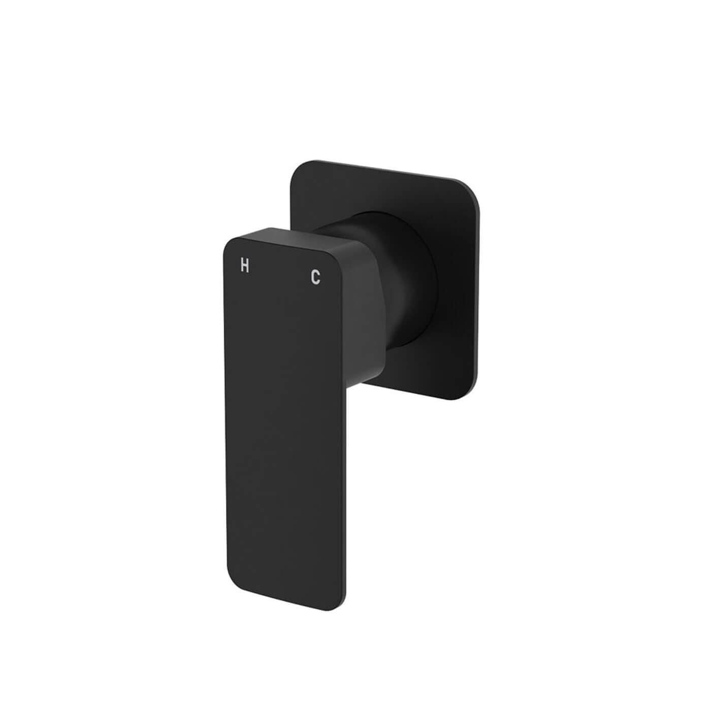 Fienza Tono Shower Wall Mixer Mini Backplate Sunlight Bathrooms