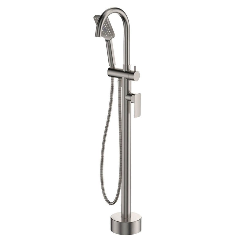 Tono Square Floor Mounted Bath Mixer Spout