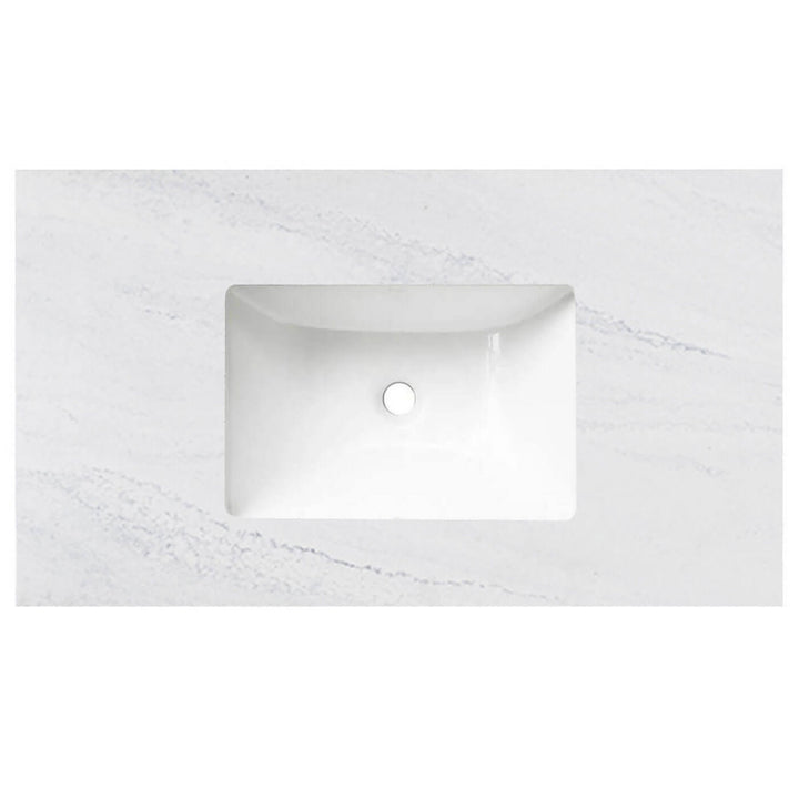 Fienza Vanity Solid Surface Benchtop with Undermount Basin (600-1800mm)
