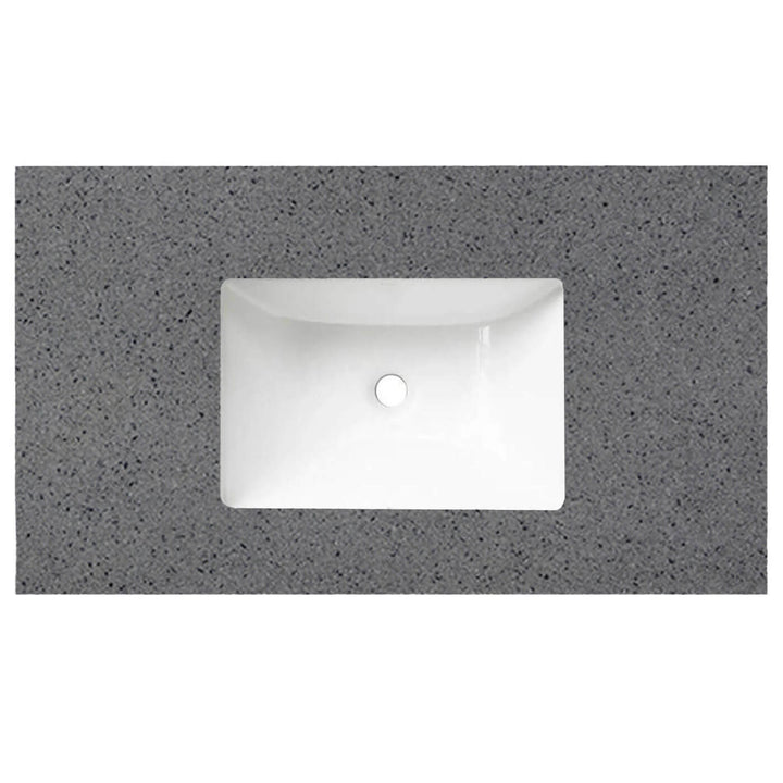 Fienza Vanity Solid Surface Benchtop with Undermount Basin (600-1800mm)