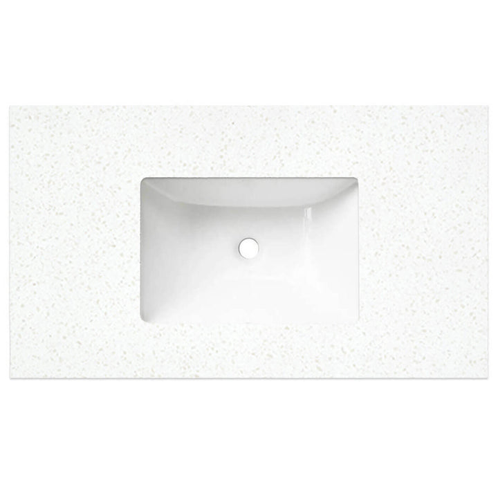 Fienza Vanity Solid Surface Benchtop with Undermount Basin (600-1800mm)