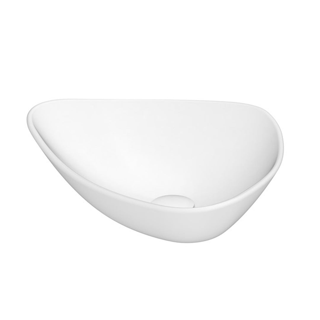 Fiore Asymmetrical Ceramic Basin 530mm