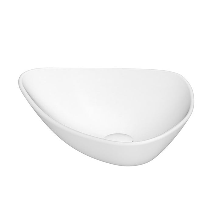 Fiore Asymmetrical Ceramic Basin 530mm