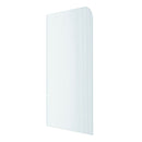 10mm Frameless Curved Fluted Shower Screen Fixed Panel