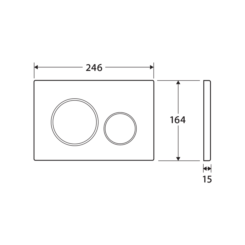 Geberit Sigma In Wall Flush Plate Button