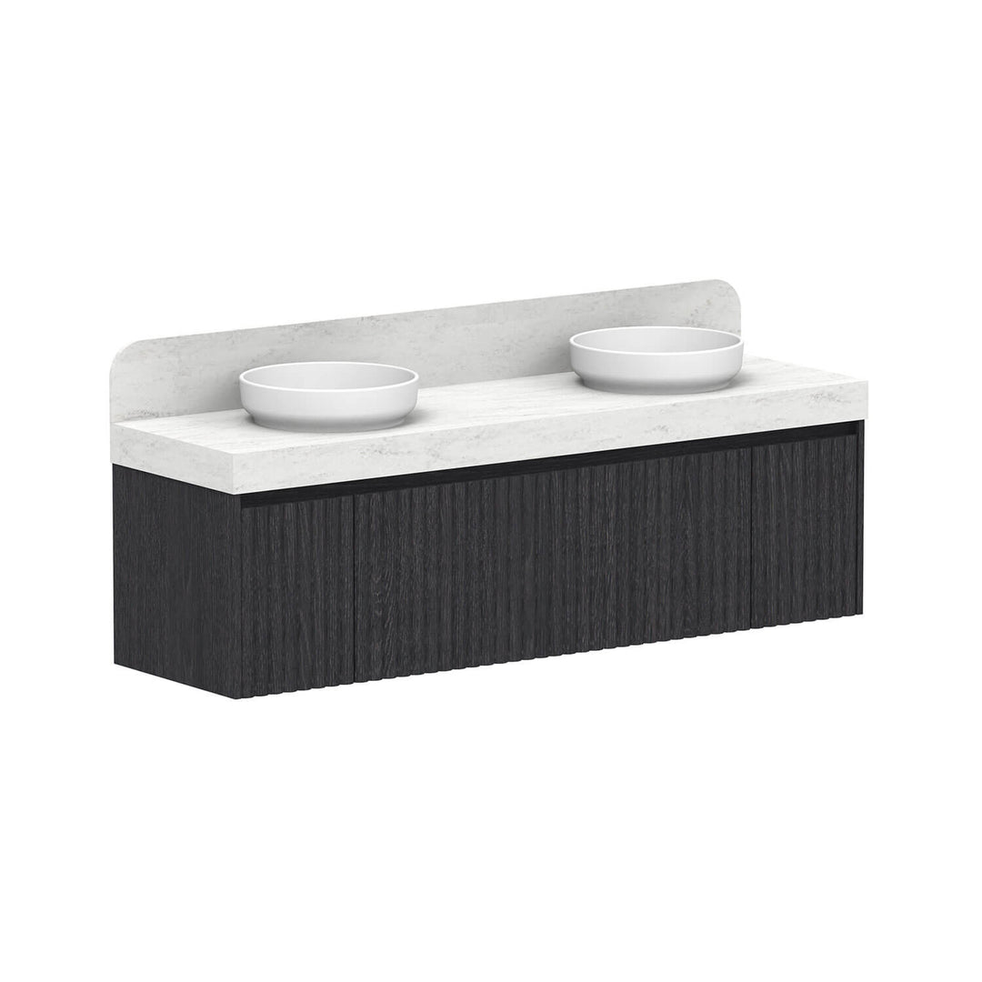 Harper Fluted Wall Hung Vanity