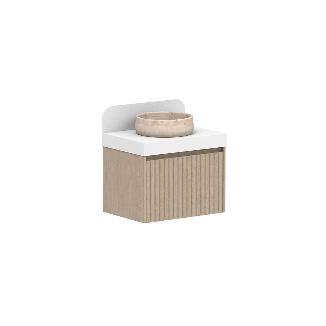 Harper Fluted Wall Hung Vanity
