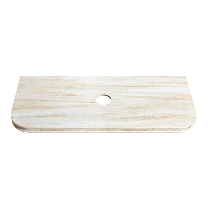 Havana Oak Fluted Curved Wall Hung Vanity