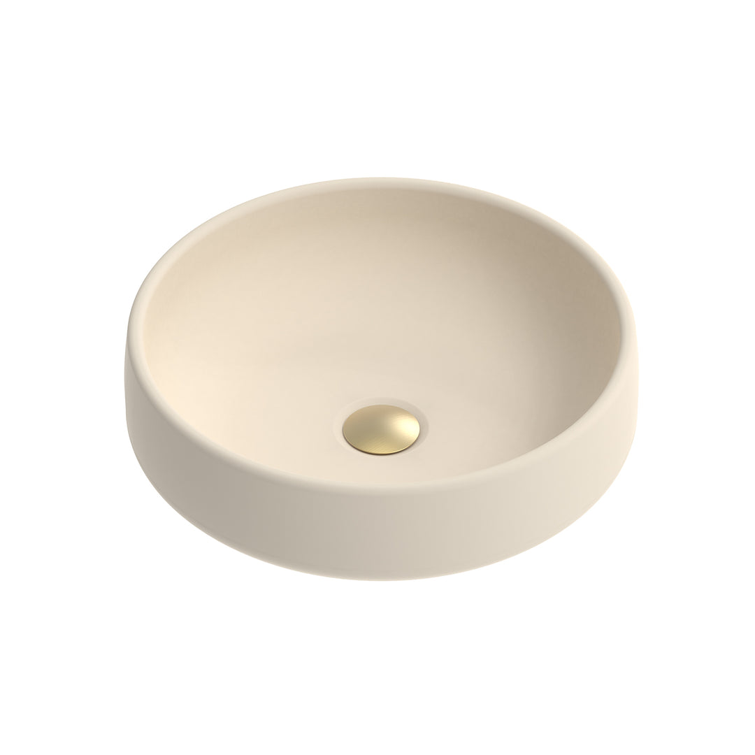 Jean Round Curved Concrete Basin 400mm