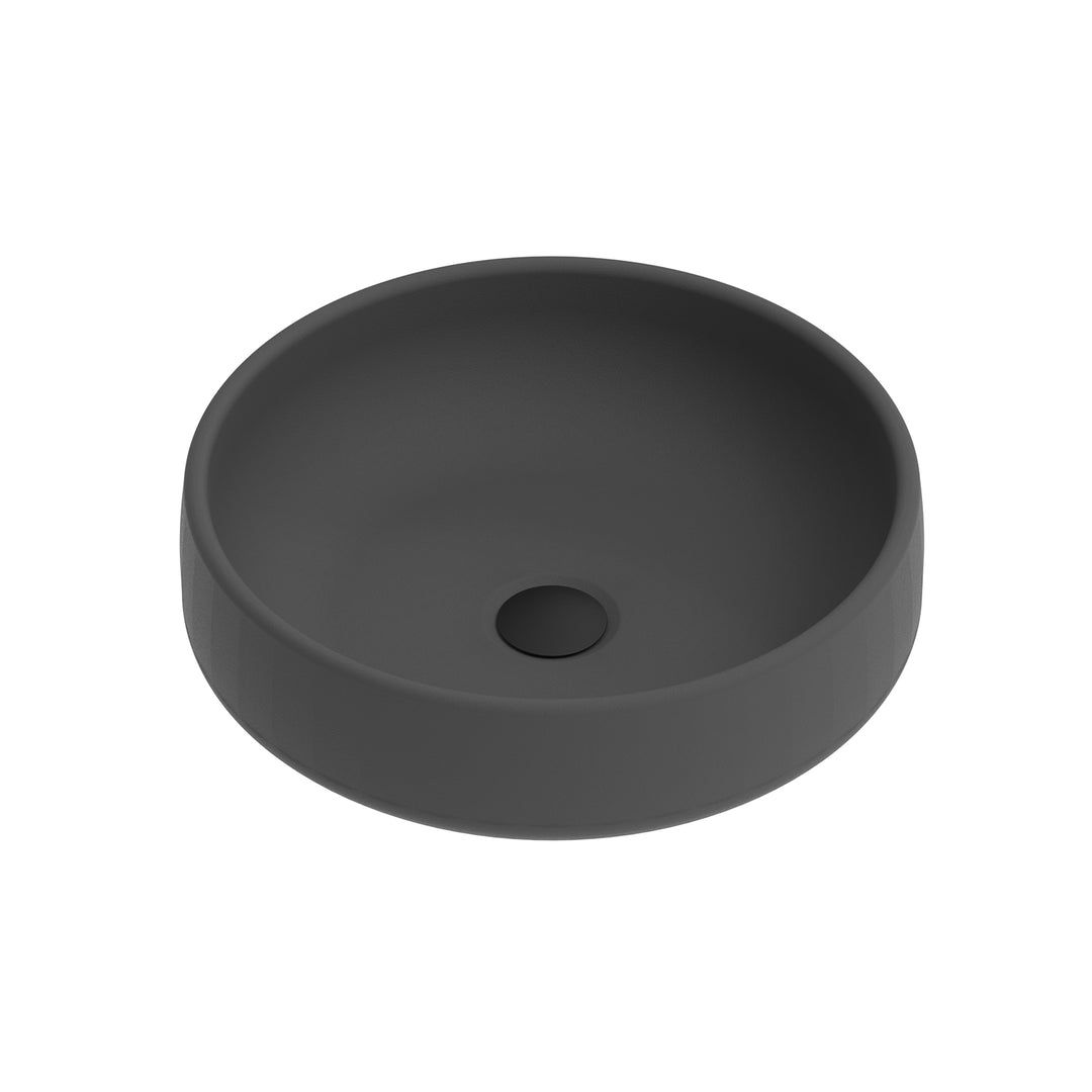 Jean Round Curved Concrete Basin 400mm