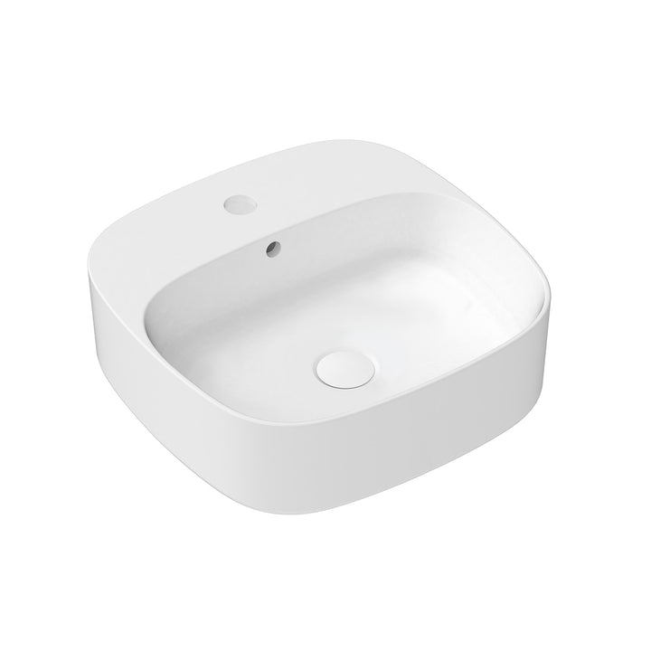 Jill Square Tap Hole Ceramic Basin 420mm