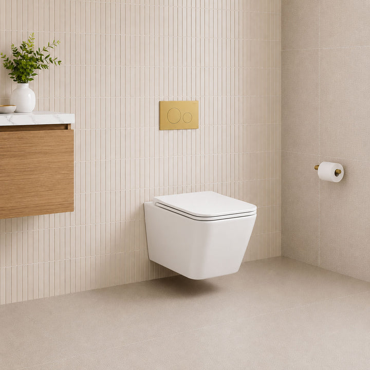 Kansas Wall Hung Rimless Toilet Geberit Sigma 20 Package