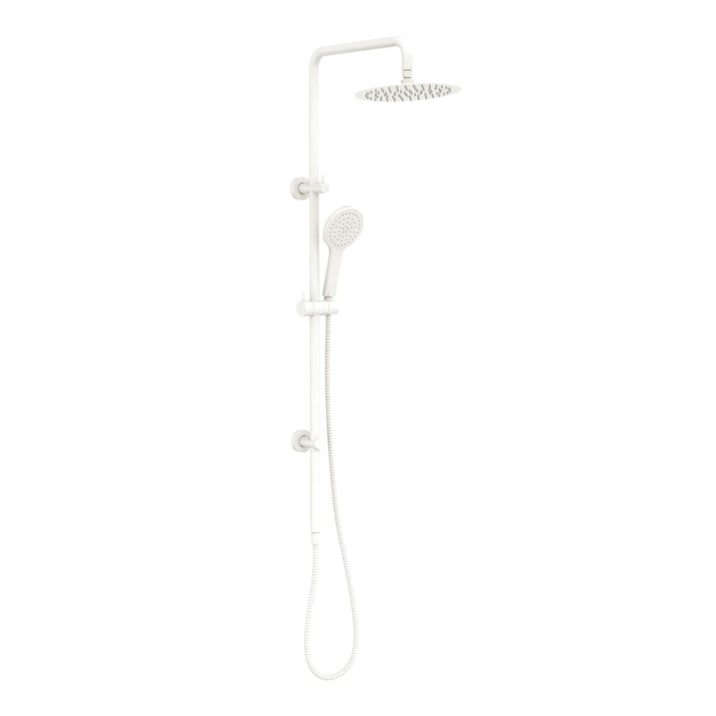 Fienza Kaya Twin Shower Head Rail Set Sunlight Bathrooms