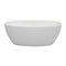 Keeto Back to Wall Bathtub Gloss White 1500-1700mm