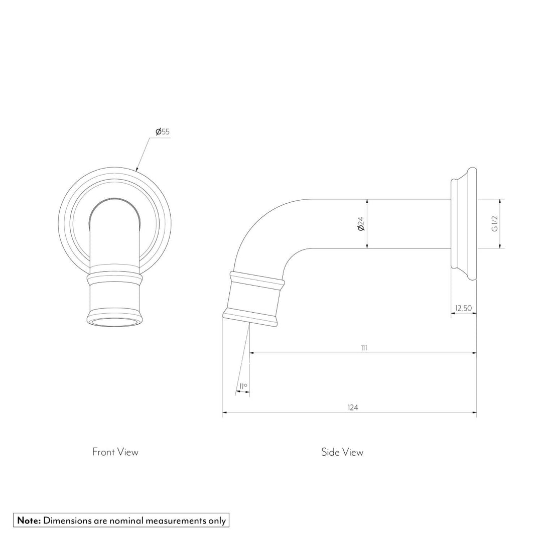 Kingsley Wall Spout