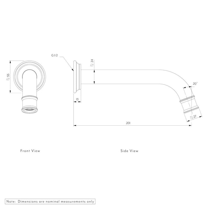 Kingsley Wall Spout