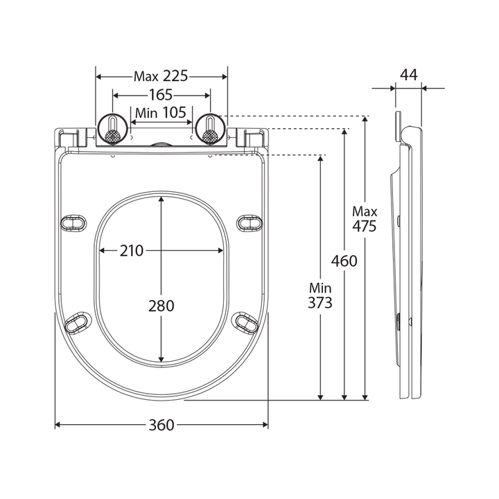 Koko Slim Toilet Seat
