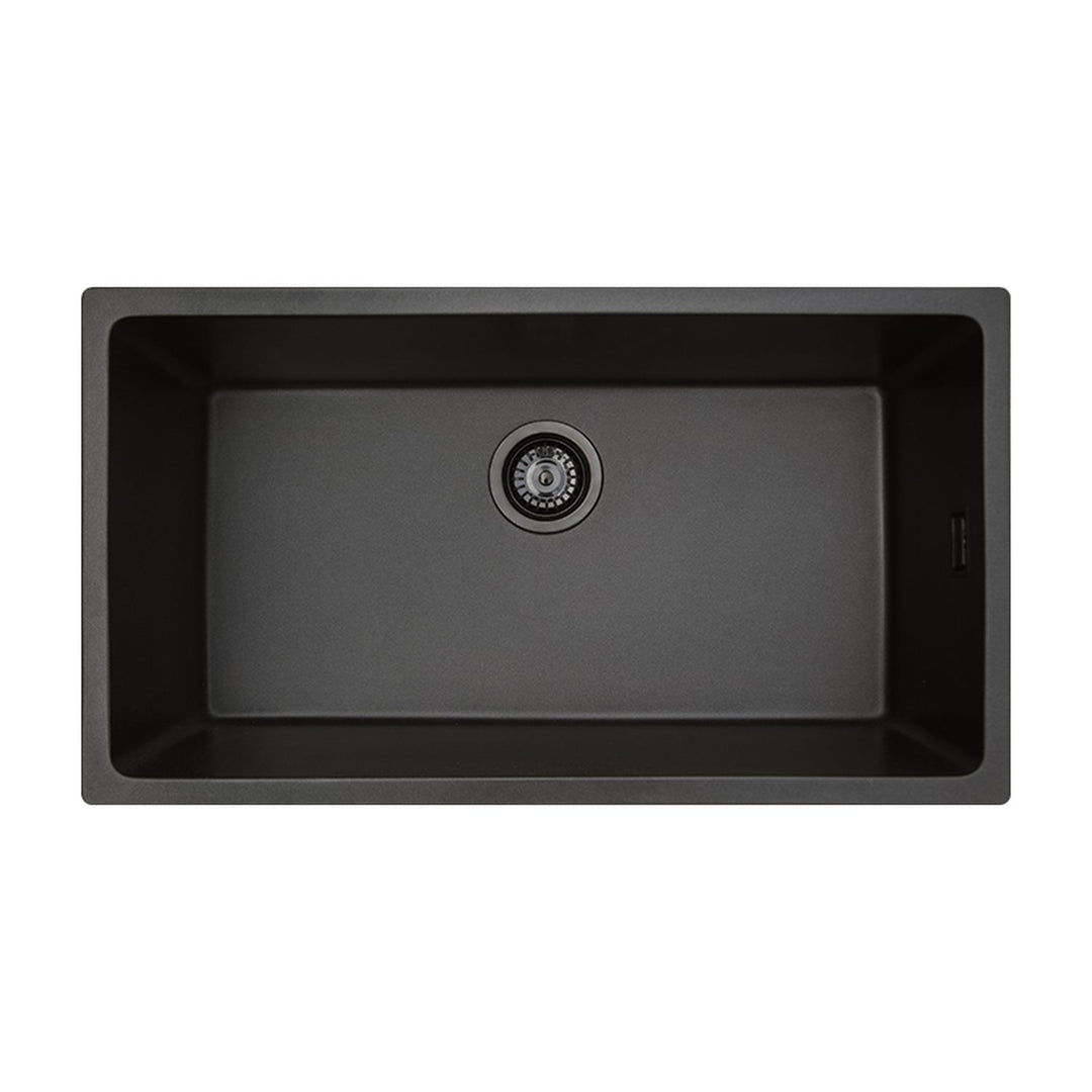 Kuro Granite Single Bowl Kitchen Sink 783×433mm
