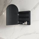 LED Archie Mirror Shaving Cabinet Arched 900x600mm