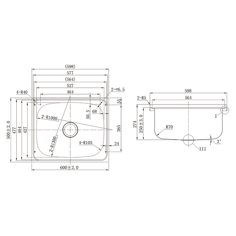 Lavassa Stainless Steel Cleaners Sink