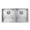Lavello Double Bowl Stainless Steel Sink 860x440x200mm