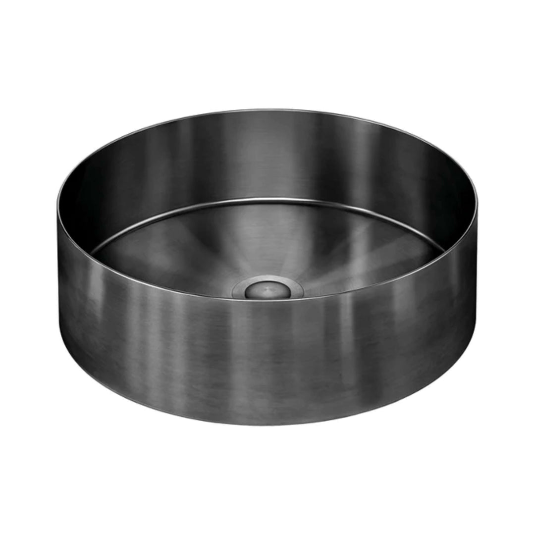Lavello Round Steel Bathroom Basin 380mm